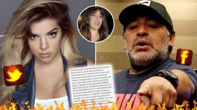 La hijas de Maradona no amagaron para responderle a su padre.