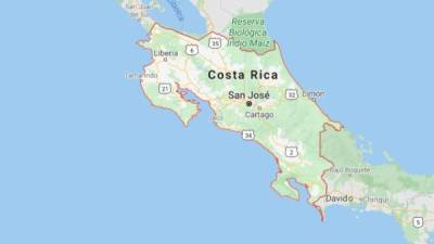 El caso se dio en una localidad del sur de Costa Rica, cerca de la frontera con Panamá.