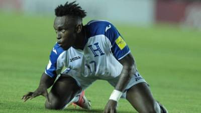 Alberth Elis marcó el segundo gol de Honduras en el Rommel Fernández.