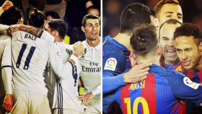 Real Madrid y Barcelona mantienen su pulso por el título de la Liga Española.