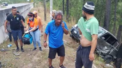 “Primitivo” Maradiaga sufre accidente vehicular