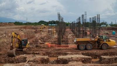 Las obras de la construcción del Aeropuerto Internacional de Palmerola en Comayagua avanzan con rapidez.