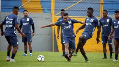 La Selección de Honduras realizó su último entrenamiento en el estadio Morazán antes de enfrentar a México.