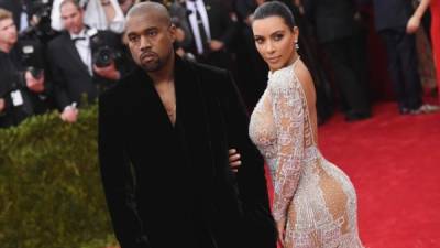 Kanye West y Kim Kardashian