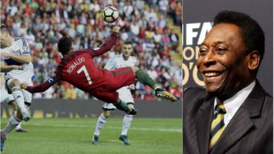 Cristiano Ronaldo marcó su gol 78 con la selección de Portugal superando a Pelé que acupaba el cuarto puesto con 77 goles con Brasil.