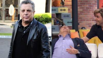 El actor mexicano Cesar Bono y su divertida broma.