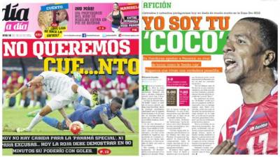 Así destacan en la prensa panameña el partido contra Honduras.