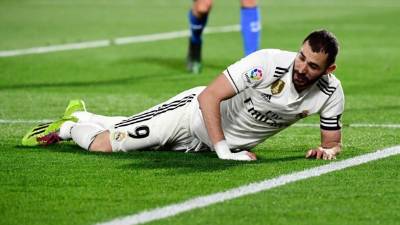 Karim Benzema no ha tenido su mejor partido contra el Getafe. Foto AFP