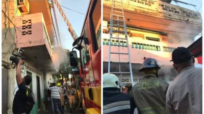 Los bomberos controlaron rápidamente las llamas.