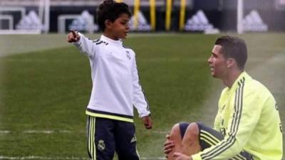 Cristiano Ronaldo no inscribió a su hijo en la escuela de fútbol del Real Madrid.