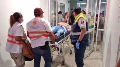 Los migrantes heridos en el accidente fueron trasladados a hospitales de Chiapas.