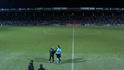 La prórroga entre Unionistas de Salamanca y Villarreal quedó postergado debido a la falta de suministro en un sector del estadio Municipal Reina Sofía.