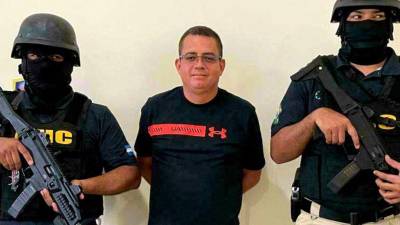 En la imagen, Fredy Mármol tras ser capturado.