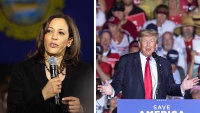 Kamala Harris y Donald Trump, candidatos presidenciales, prometen mejoras económicas para los votantes latinos.
