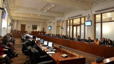 El Consejo Permanente de la OEA desarrolla una sesión extraordinaria.