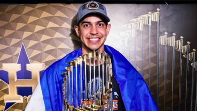 Mauricio Dubón es el primer hondureño en ganar una Serie Mundial.