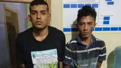 Santos Jonathan Chavarría y José Alexander Chávez son los detenidos.