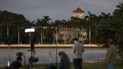PALM BEACH, FLORIDA - NOVEMBER 01: President Donald Trump's Mar-a-Lago resort is seen on November 1, 2019 in Palm Beach, Florida. President Trump announced that he will be moving from New York and making Palm Beach, Florida his permanent residence. Joe Raedle/Getty Images/AFP== FOR NEWSPAPERS, INTERNET, TELCOS & TELEVISION USE ONLY ==