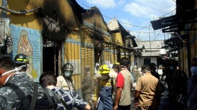 Incendio en la cárcel de Comyagua.