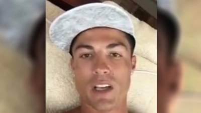 Ronaldo dedicó su video a los periodistas deportivos.