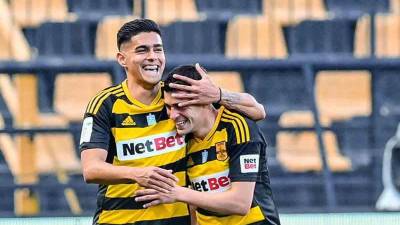 Luis Palma es una de las figuras en la zona ofensiva del Aris Salónica.