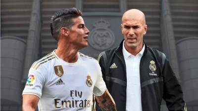 James Rodríguez se volvió a quedar fuera de otra convocatoria del Real Madrid por decisión técnica de Zidane.