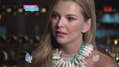 La actriz con 'El Gordo y La Flaca'.