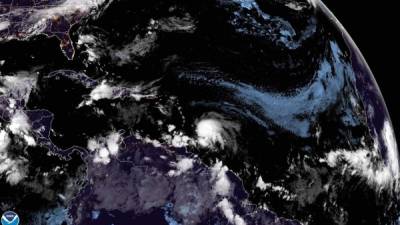 Elsa es la quinta tormenta del año en el Atlántico, la primera en convertirse en huracán. Foto: EFE/NHC