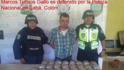 El sospechoso es acusado por el delito de tráfico de drogas en perjuicio del Estado de Honduras.