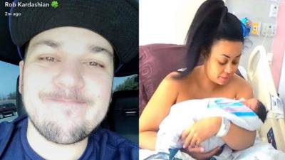 Rob Kardashian compartió una adorable foto de su hija Dream para celebrar los 6 meses de nacida.