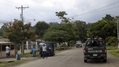 La Policía Militar recorre las calles, lo que da confianza en los vecinos.