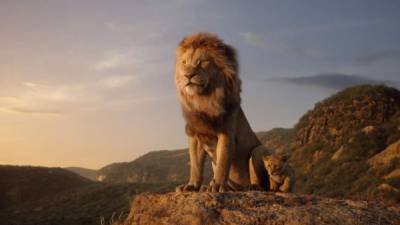 THE LION KING - Featuring the voices of James Earl Jones as Mufasa, and JD McCrary as Young Simba, Disneyâs âThe Lion Kingâ is directed by Jon Favreau. In theaters July 29, 2019.Â© 2019 Disney Enterprises, Inc. All Rights Reserved.