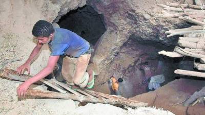 Actualemten la mina de El Corpus es considerada una de las más inseguras.