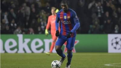 El defensa central brasileño Marlon Santos disputa su primer partido oficial como jugador del primer equipo del FC Barcelona. (Foto Mundo Deportivo)