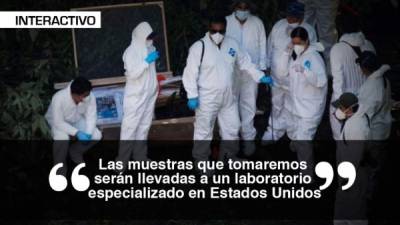 La evidencia será comparada en la morgue del condado de Pima, Arizona