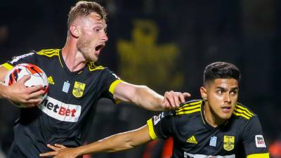 El gol de Luis Palma fue el que comenzó con la remontada del Aris Salónica.