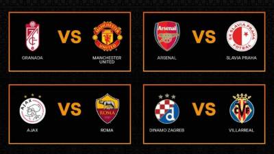 Así quedaron definidos los duelos de los cuartos de final de la Europa League.