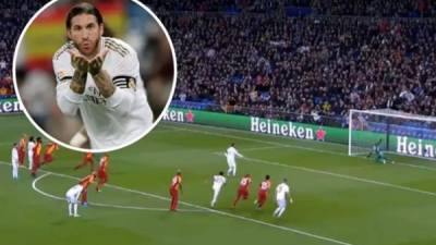 Sergio Ramos volvió a marcar un penal a lo 'Panenka' con el Real Madrid.