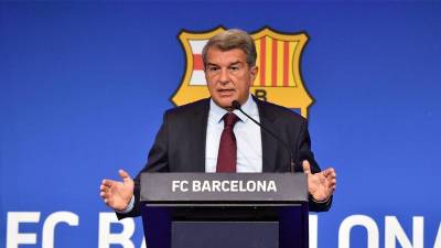 Joan Laporta es el presidente del FC Barcelona.