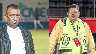 Samuel García (derecha) tuvo palabras de agradecimiento para el profesor Humberto Rivera (derecha).