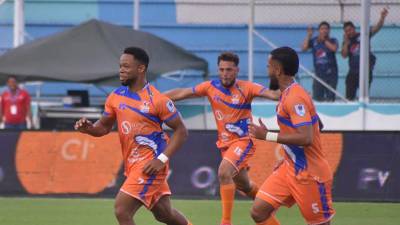 Carlos Róchez marcó el primer gol de la UPN en el Apertura 2023 en el duelo empataron 1-1 ante Motagua.