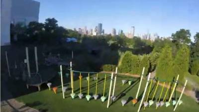 Los competiciones de carreras de drones alzan vuelo en Estados Unidos. Foto AFP.