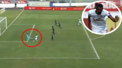 Gran jugada de Edwin Rodríguez para el gol de Jerry Bengtson en el clásico.