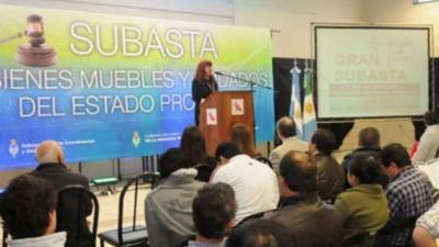 Son 410 bienes los que subastará el Estado.