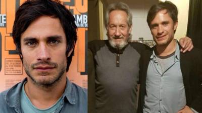 Gael García Bernal no se ha pronunciado sobre el estado de salud de su padre José Ángel García Huerta.