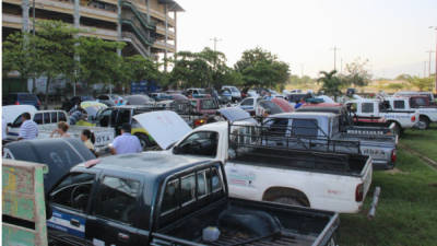 La Municipalidad sampedrana realiza un inventario de los carros que tienen las distintas dependencias. Muchos ya no existen.