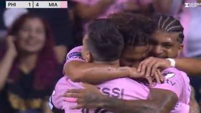 Inter Miami: Hondureño David Ruiz se lució con gol y Messi lo felicitó