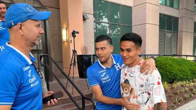 Andy Najar fue recibido con cariño en la selección de Honduras.