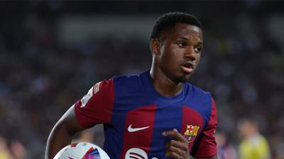 Ansu Fati no ha podido destacar en el Barcelona en las últimas campañas.