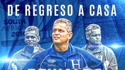 Fenafuth le dio la bienvenida a Reinaldo Rueda, DT que clasificó a Honduras al Mundial del 2010.